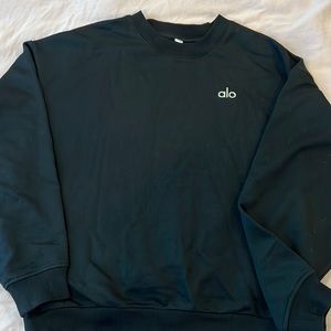 Alo Yoga Black Crew Sweatshirt